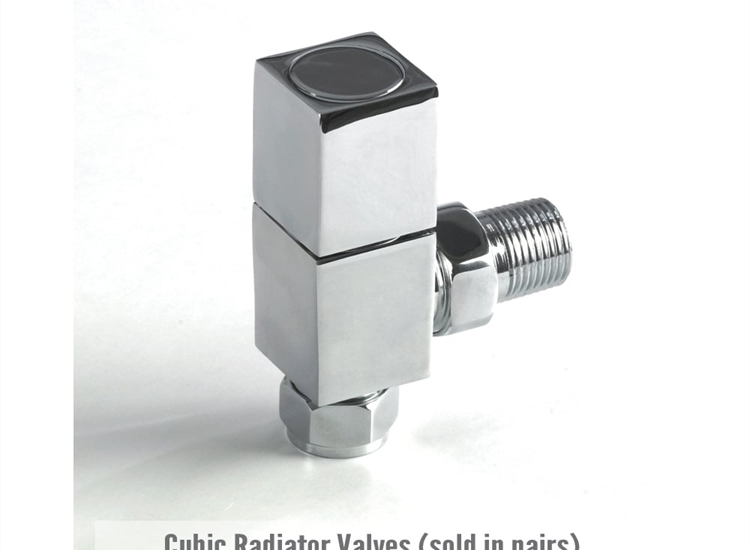 Cubic Radiator Valves (pair)